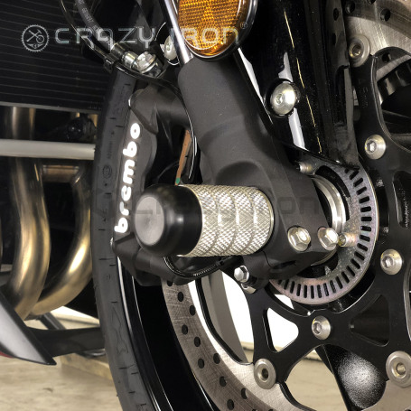 CRAZY IRON Front axle pegs SUZUKI GSX-S1000, GSX-S1000S Katana (фото 1, фотография 1)
