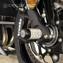CRAZY IRON Front axle pegs SUZUKI GSX-S1000, GSX-S1000S Katana