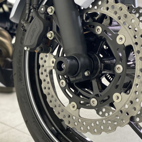CRAZY IRON Slider set for front axle KAWASAKI Ninja 650; Z650 2017- (фото 1, фотография 1)