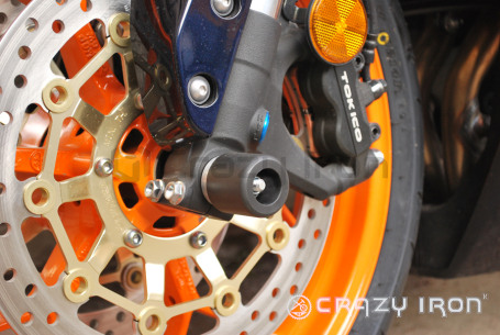 CRAZY IRON Slider set for front axle HONDA CBR600RR от `07- (фото 4, фотография 4)