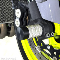 CRAZY IRON Front axle pegs YAMAHA MT-10