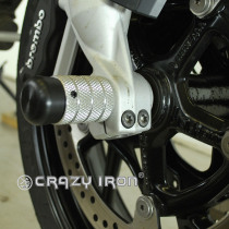 CRAZY IRON Front axle pegs BMW F800R F900R F900XR
