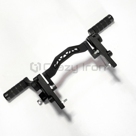 CRAZY IRON CNC Adjustable Subcage KAWASAKI Z900, black anode (фото 8, фотография 8)