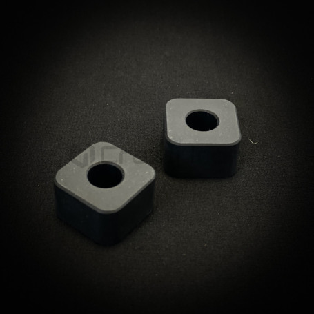 CRAZY IRON Spacers small 2 pcs., black  (фото 1, фотография 1)