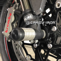 CRAZY IRON Front axle pegs TRIUMPH SPEED TRIPLE 1050 S/R/RS `11-