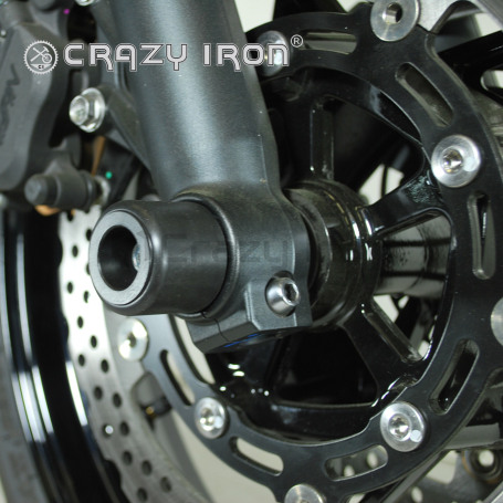 CRAZY IRON Slider set for front axle KAWASAKI Ninja 650; Z650 2017- (фото 3, фотография 3)