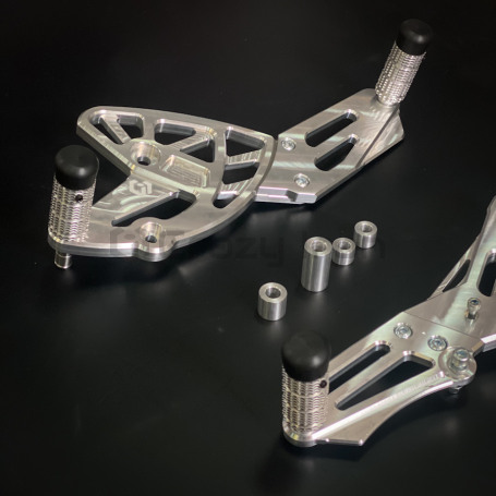 CRAZY IRON Rearset HONDA GROM MSX125 `17-`20 (фото 2, фотография 2)