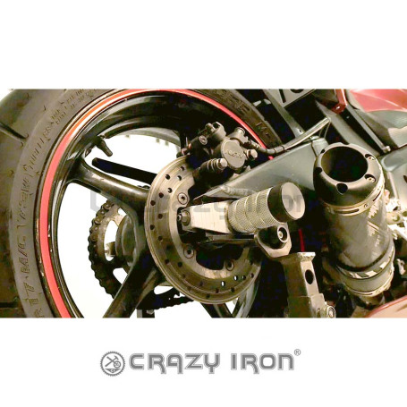 CRAZY IRON Rear axle pegs YAMAHA YZF-R6 `06- , FZ1 `06-`14, FZ8 `10-`15 (фото 2, фотография 2)