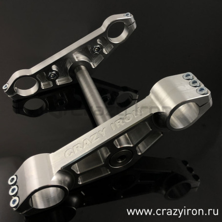 CRAZY IRON STUNT triple tree clamps set for HONDA CBR600F4 (фото 1, фотография 1)