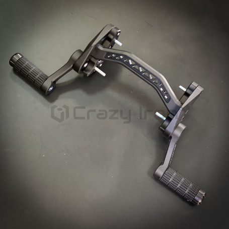 CRAZY IRON CNC Adjustable Subcage YAMAHA MT-07, FZ-07, XSR700, black anode (фото 8, фотография 8)