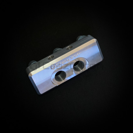 CRAZY IRON Adapter for SCRAPE BAR STEEL and TITAN for roundbar YAMAHA MT-07, FZ-07 (фото 1, фотография 1)
