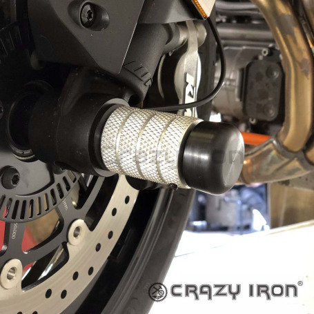 CRAZY IRON Front axle pegs KTM Duke 790 (фото 2, фотография 2)