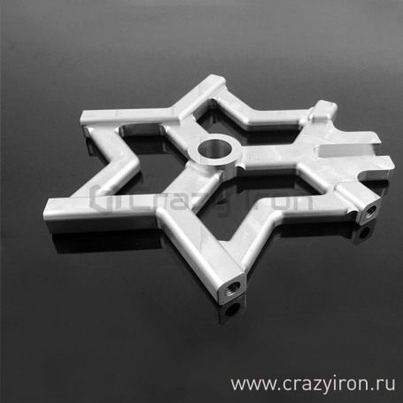CRAZY IRON Bracket for brake calipers for KAWASAKI ZX-6R `03-`04 for brake rotor 300mm (фото 4, фотография 4)