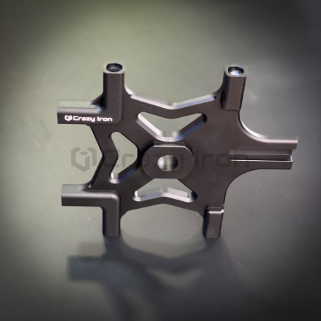 CRAZY IRON Bracket for brake calipers for YAMAHA MT-07, FZ-07, XSR700 `14-`20, black anode (фото 3, фотография 3)