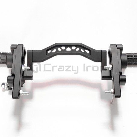 CRAZY IRON CNC Adjustable Subcage KAWASAKI Z900, black anode (фото 7, фотография 7)