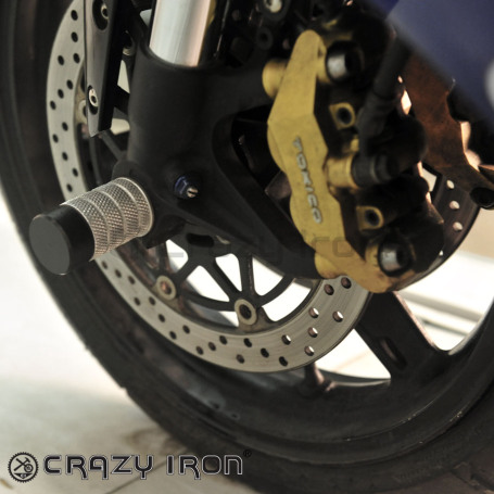CRAZY IRON Front axle pegs SUZUKI GSX-R600, GSX-R750 `04-`05 (фото 3, фотография 3)