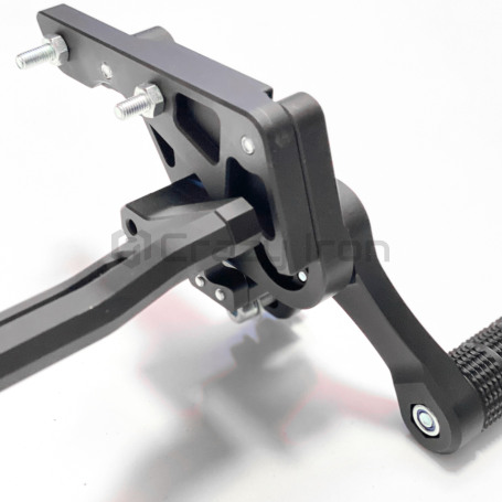 CRAZY IRON CNC Adjustable Subcage KAWASAKI Z900, black anode (фото 3, фотография 3)