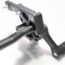 CRAZY IRON CNC Adjustable Subcage KAWASAKI Z900, black anode