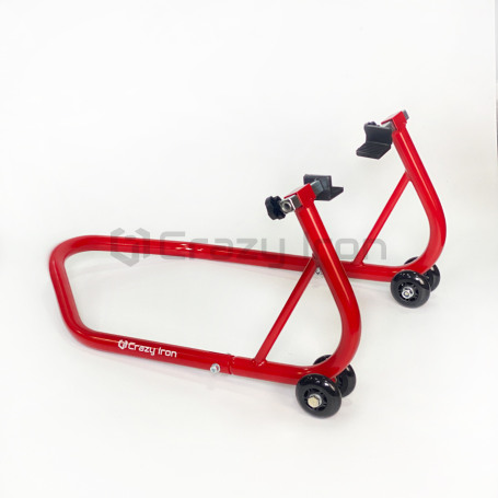 CRAZY IRON Rear paddock stand PRO RED (фото 1, фотография 1)