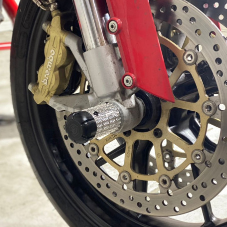 CRAZY IRON Front axle pegs DUCATI Monster 696, 796 (фото 1, фотография 1)
