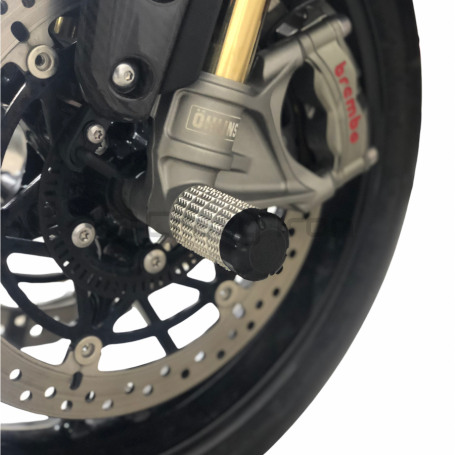CRAZY IRON Front axle pegs TRIUMPH SPEED TRIPLE 1200 RR/RS `21 (фото 1, фотография 1)