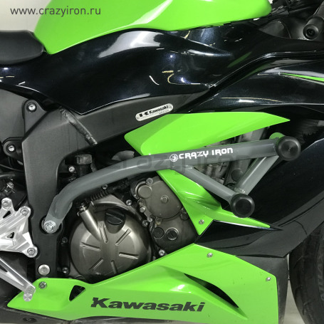 CRAZY IRON  Race Rail KAWASAKI ZX-6R `09-`18, ZX-6R 636 `13-`21 (фото 10, фотография 10)