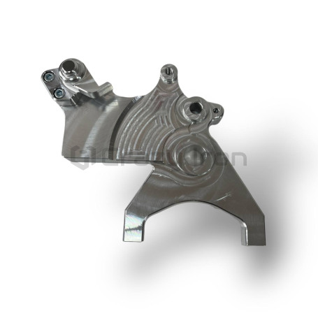 CRAZY IRON Bracket for brake calipers for YAMAHA MT-07, FZ-07, XSR700 `14-`22  1+1 OEM disk (фото 3, фотография 3)