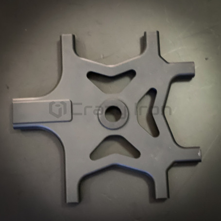 CRAZY IRON Bracket for brake calipers for YAMAHA MT-07, FZ-07, XSR700 `14-`20, black anode (фото 2, фотография 2)