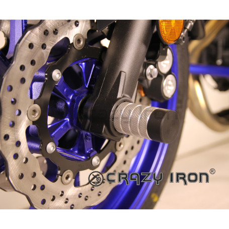 CRAZY IRON Front axle pegs YAMAHA MT-07, FZ-07, XSR700 (фото 2, фотография 2)