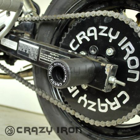 CRAZY IRON Rear axle pegs HONDA GROM MSX125 `13-`20 (фото 1, фотография 1)