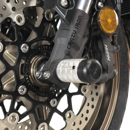 CRAZY IRON Front axle pegs HONDA CB650R Neo Sports Cafe, CBR650R  `19- (фото 1, фотография 1)