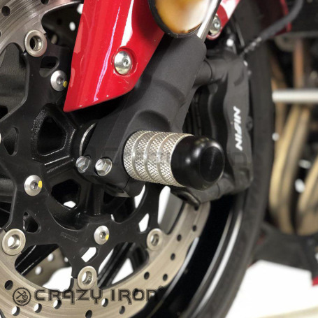 CRAZY IRON Front axle pegs SUZUKI GSX-S750 (фото 2, фотография 2)