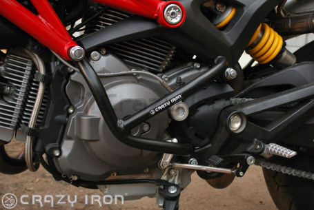 CRAZY IRON Engine Crashbar DUCATI Monster 696, 796 (фото 2, фотография 2)
