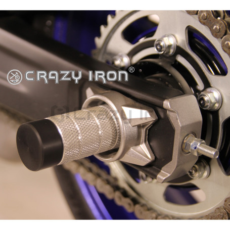 CRAZY IRON Rear axle pegs YAMAHA MT-07, FZ-07, XSR700 (фото 2, фотография 2)