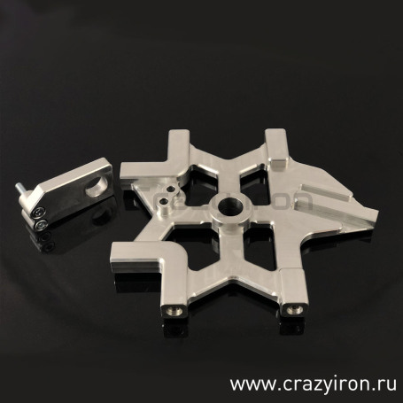CRAZY IRON Bracket for brake calipers for HONDA CBR1000RR `06-`16 (фото 2, фотография 2)