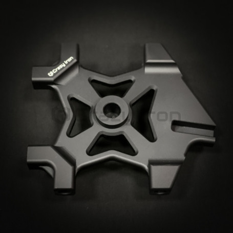 CRAZY IRON Hand brake  bracket for HONDA CBR600F4i for rotor 280 mm, black (фото 1, фотография 1)